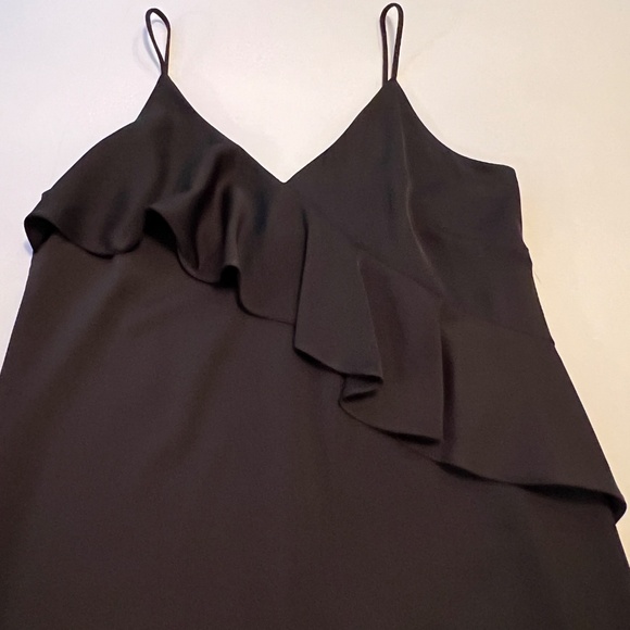 Elliatt Slip Little Black Dress with Ruffle Black Sz XL - Picture 4 of 11